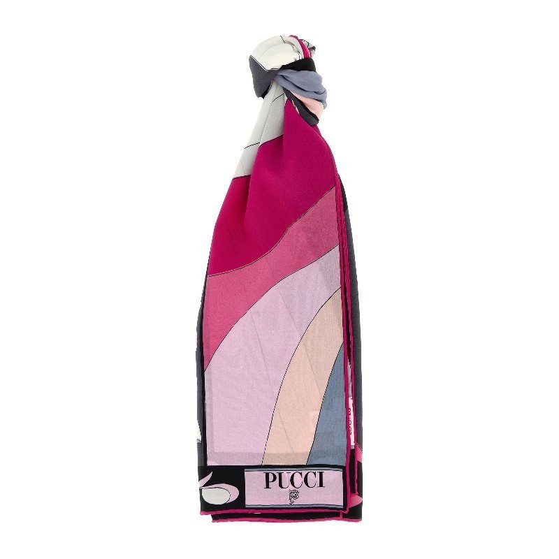 スカーフ PUCCI SS25 'Marmo' print scarf (5HGB805HC24 1)