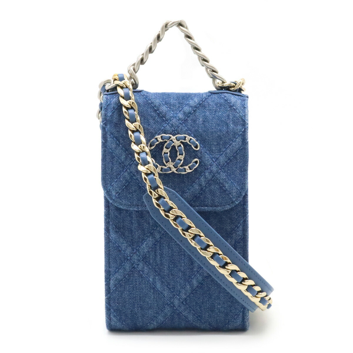 シャネル CHANEL 19 デニムショルダーバッグ