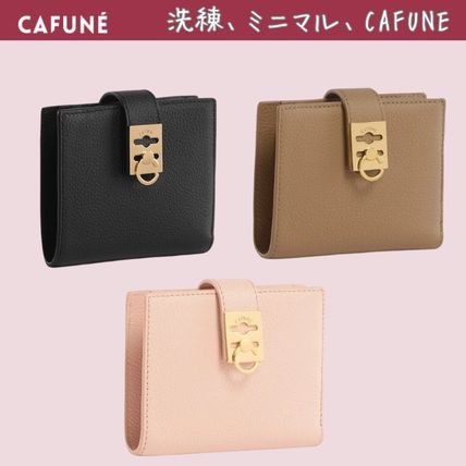 cafune カフネ 財布 スタンスフラップウォレット cafune_stance_wallet_black_int