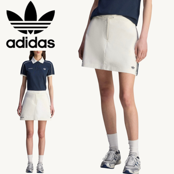 Sporty & Richコラボ【adidas】Sporty & Rich スコート