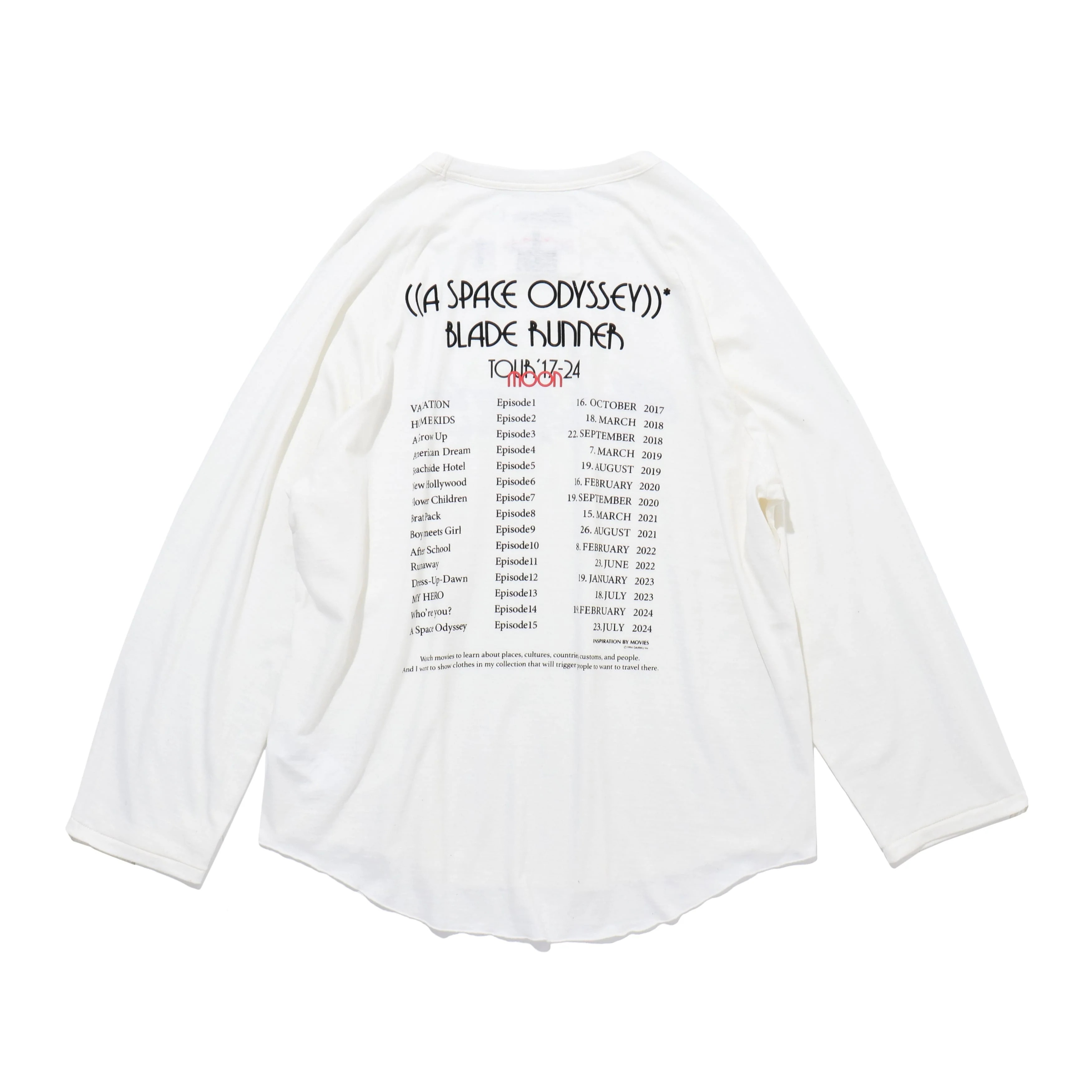 【国内買付】DAIRIKU \"TOUR\" RAGRAN TEE ダイリク ロゴ ロンT
