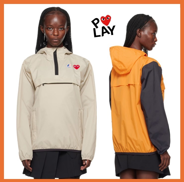 【COMME des GARCONS PLAY】Laidies' ハート ウィンドブレーカー