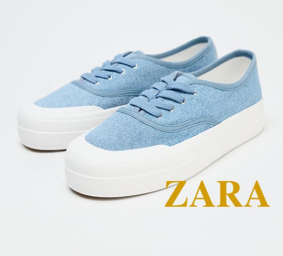 ☆ドイツ発*ZARA*新作*デニムスニーカー/LIGHT☆