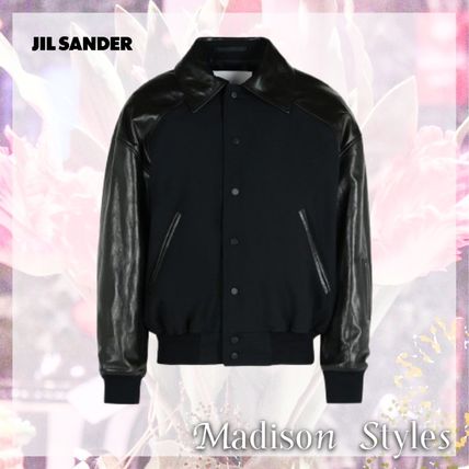 【23AW NEW】JIL SANDER_women / ビスコース ボンバージャケット ボンバージャケット Jil Sander(ジルサンダー) アウター
