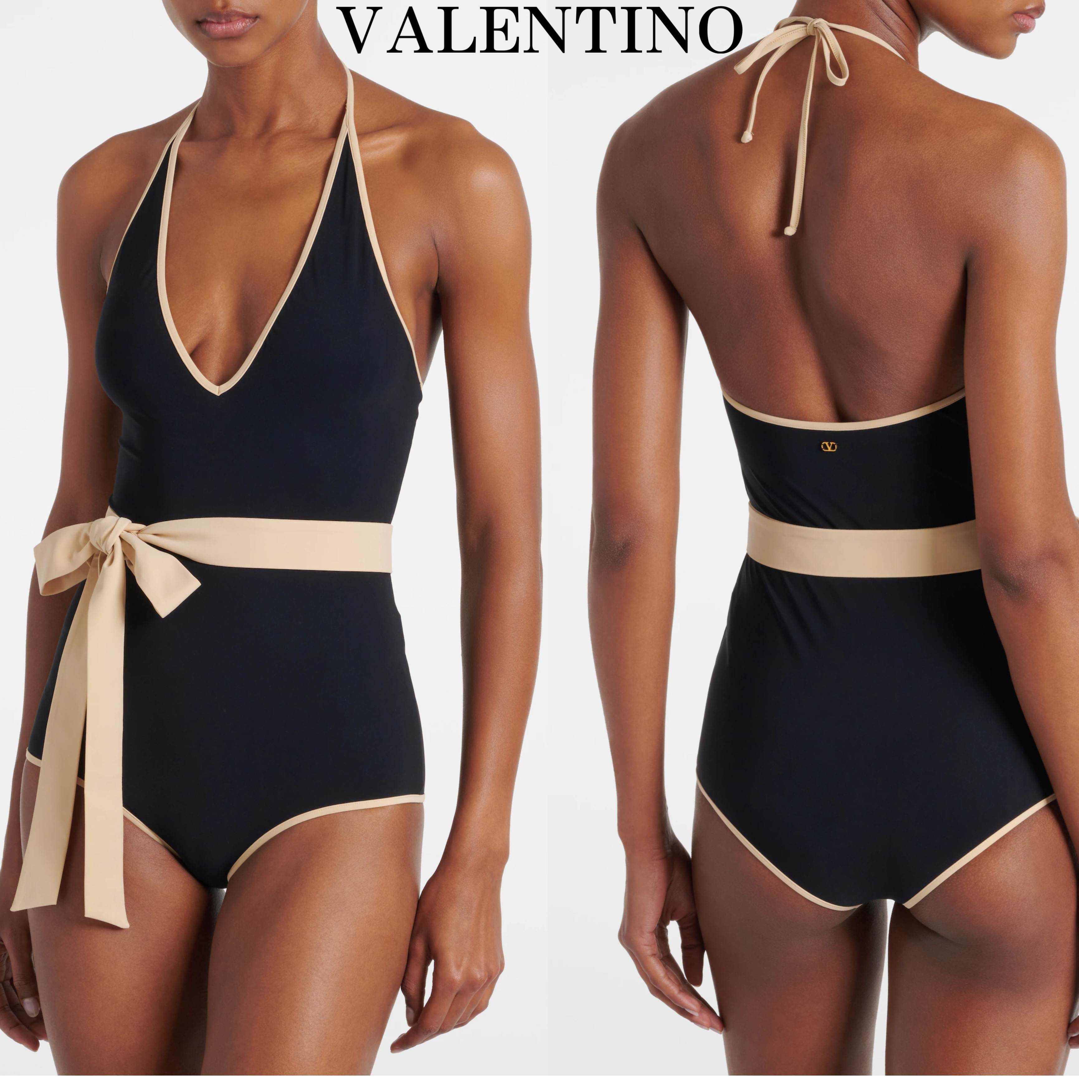 *VALENTINO*エスケープ リボン付ワンピース 水着