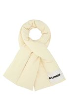 【関税&送料込】Jil Sander Cream Polyester Scarf