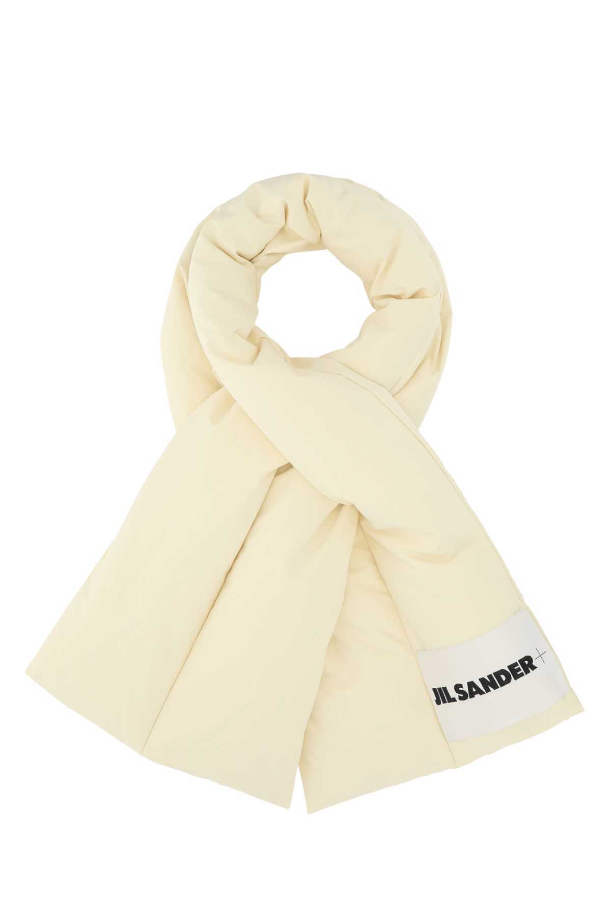 【関税&送料込】Jil Sander Cream Polyester Scarf