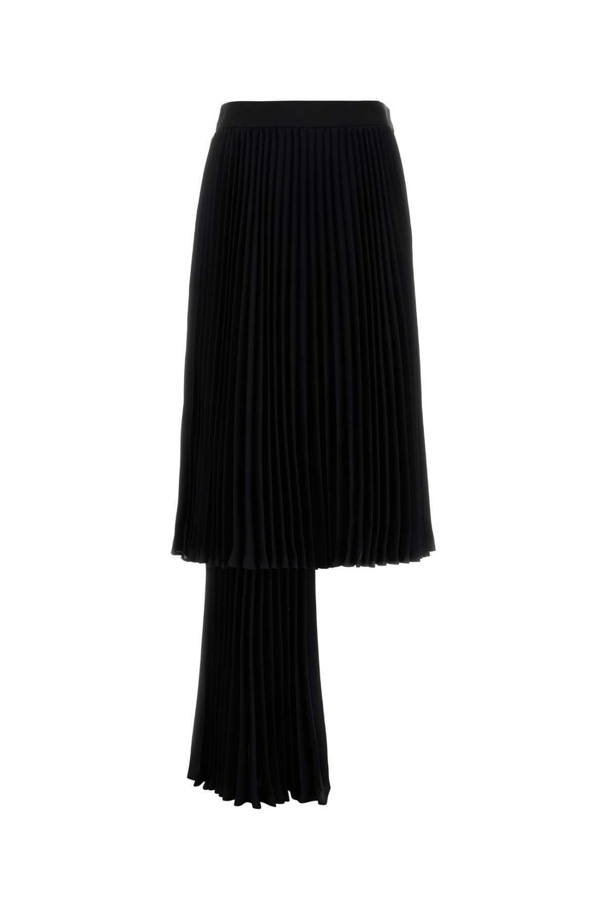 【関税&送料込】Bottega Veneta Black Polyester Pant-Skirt