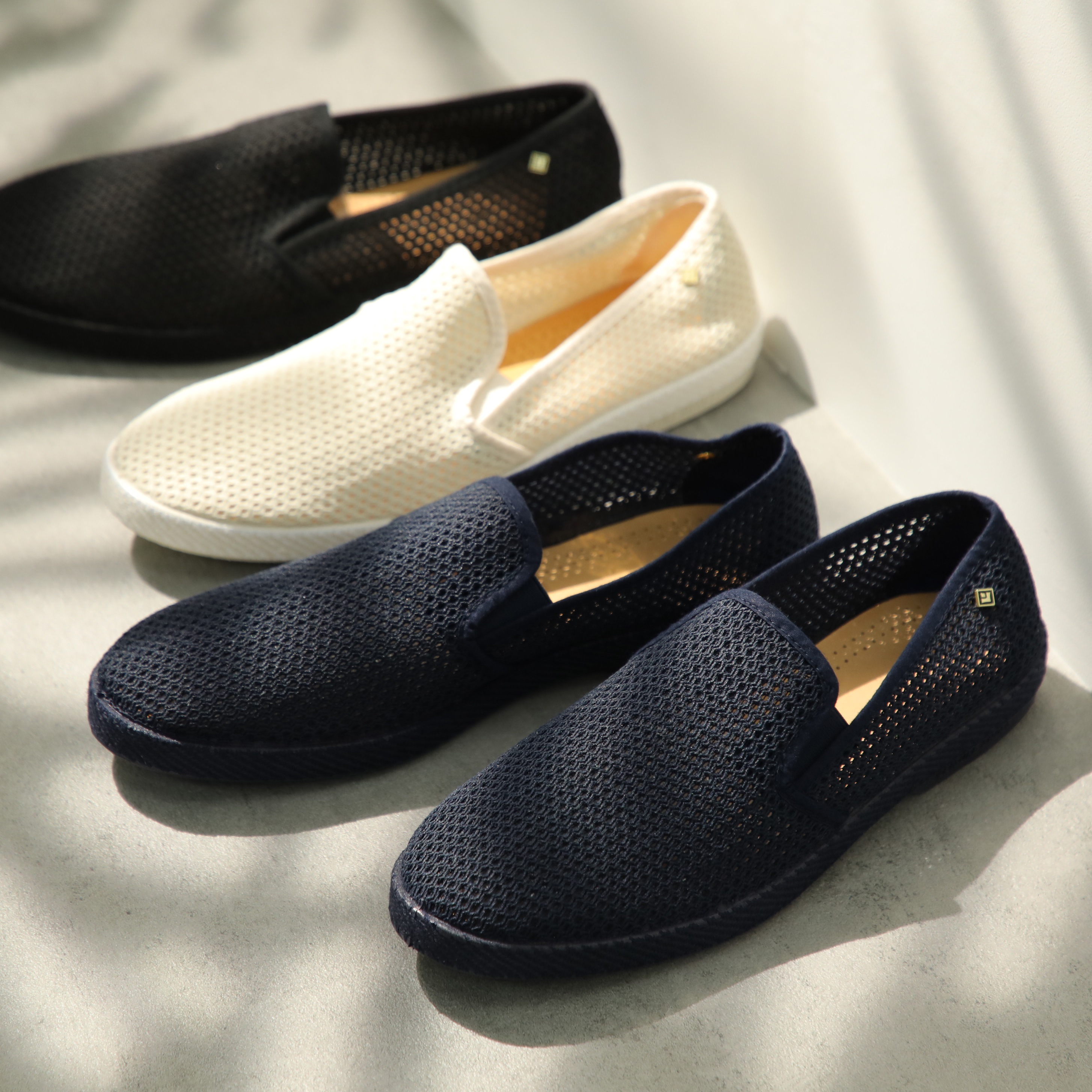 RIVIERAS スリッポン CLASSIC F 30° FILET MESH エスパドリーユ