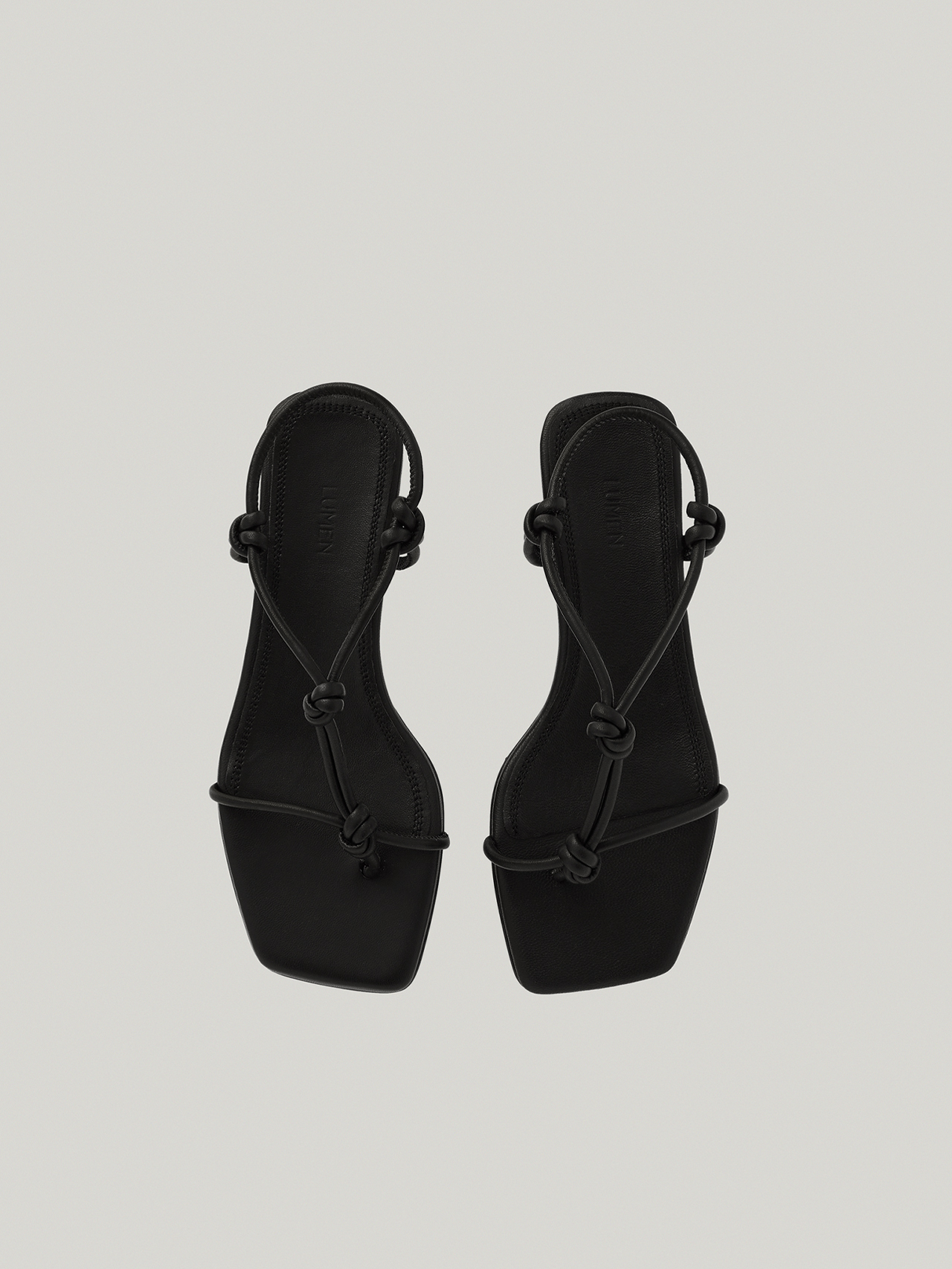 サンダル・ミュール CORDA SANDAL (SOFT BLACK)