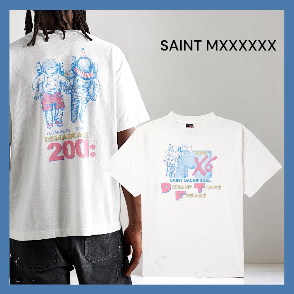 【Saint MXXXXXX】+ ショーン・ウェザースプーンプリントTシャツ