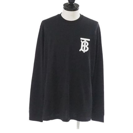BURBERRY バーバリー Tシャツ・カットソー 黒 M 4119224O0068 ブラック(黒)系 Burberry(バーバリー) Tシャツ・カットソー