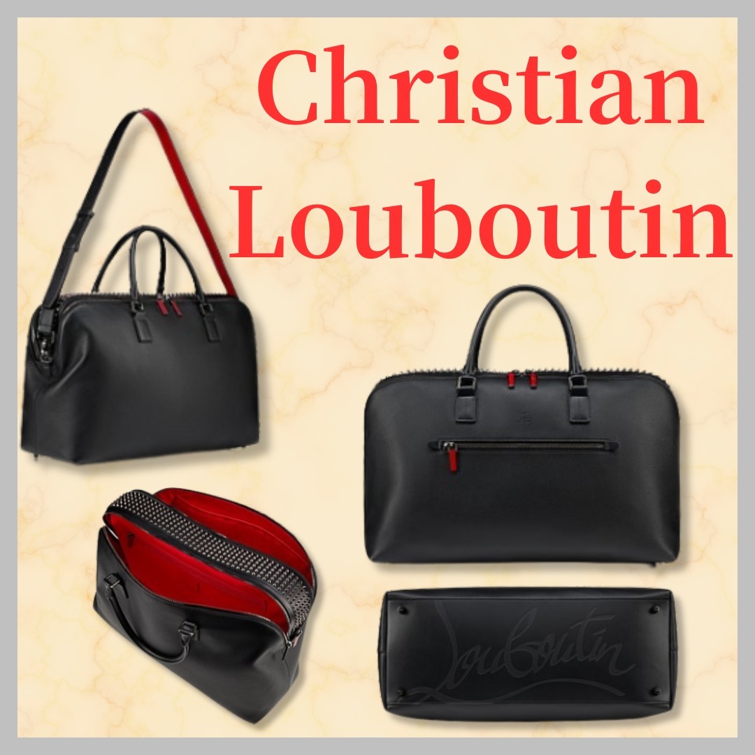 ChristianLouboutin ダッフルバッグFunky スパイク カーフレザー
