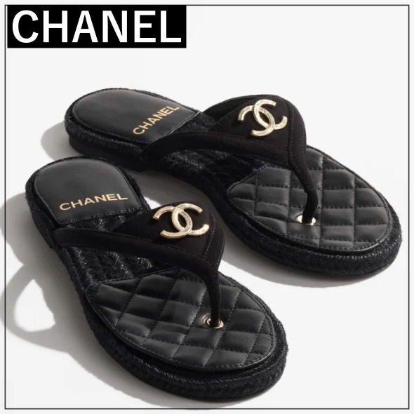 《25ココビーチ》CHANEL ビーチサンダル
