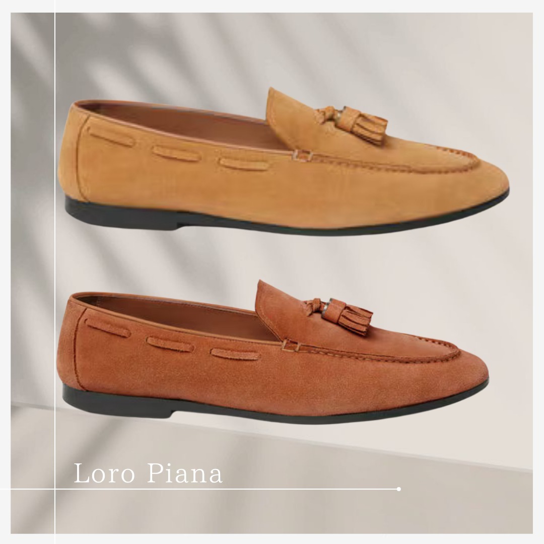 大人カジュアル【Loro Piana】上質 フランシスウォークモカシン