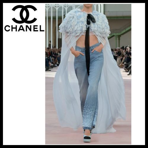25SS新作!【CHANEL】リュクス デニム ジーンズ ジーンズ ブルー
