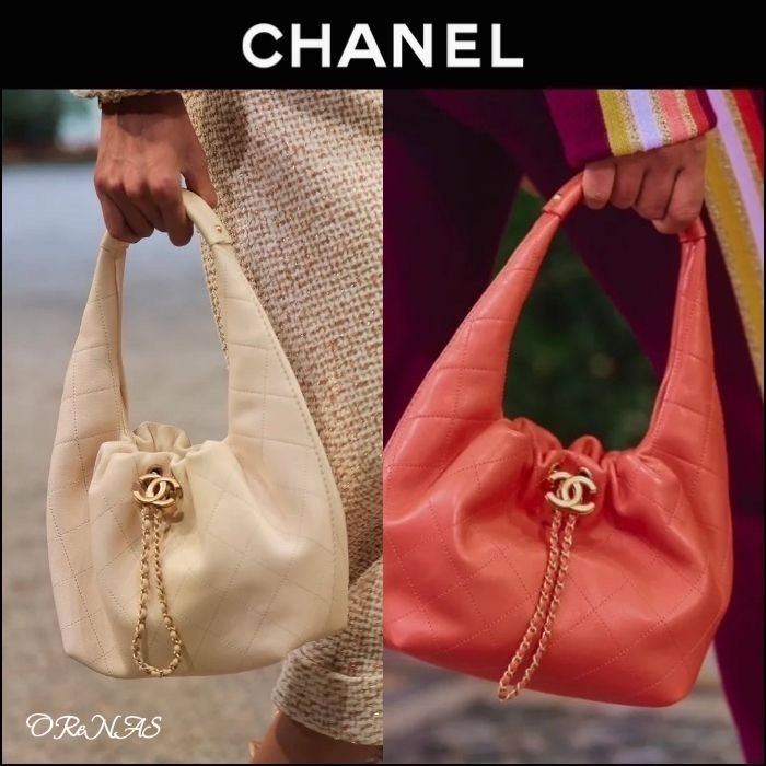 【どんなコーデにも合う明るいカラー♪】CHANEL ハンドバッグ
