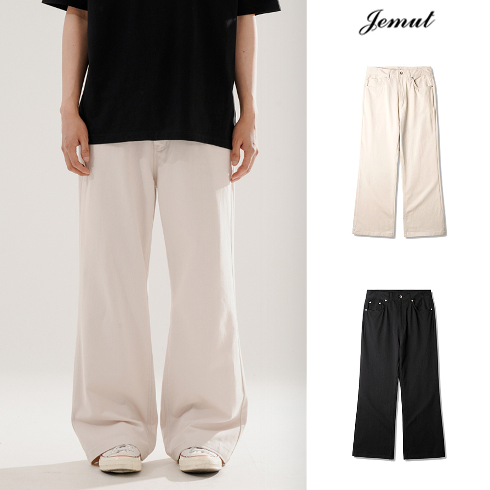 【JEMUT】25SS★ Lost Flare Cotton Pants
