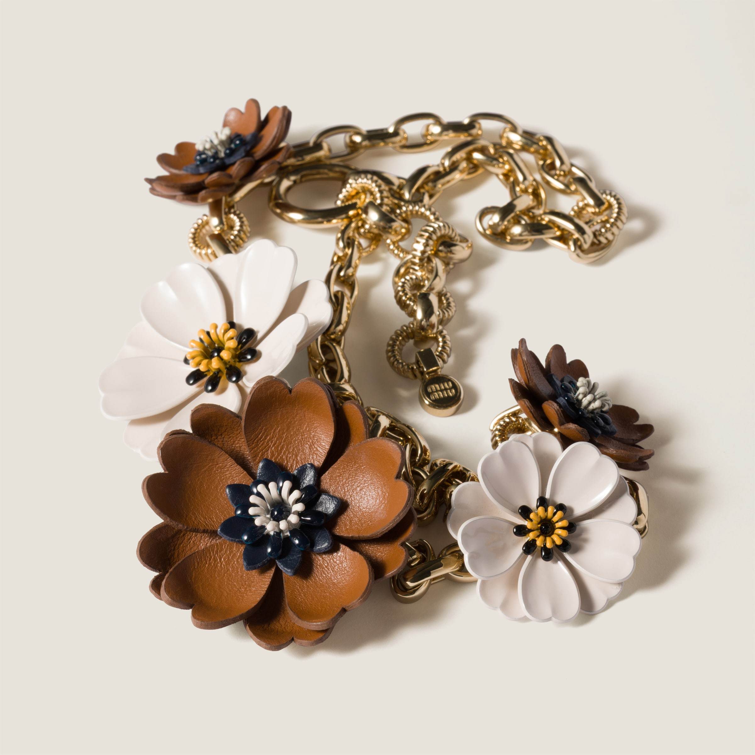 《日常の贅沢》【MiuMiu】メタルパールネックレス