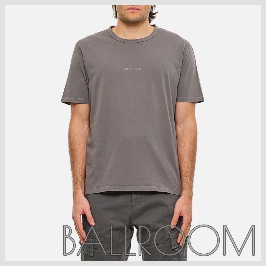 Tシャツ・カットソー C.P. COMPANY 70/2 MERCERIZED JERSEY PRINTED LOGO T-SHIRT