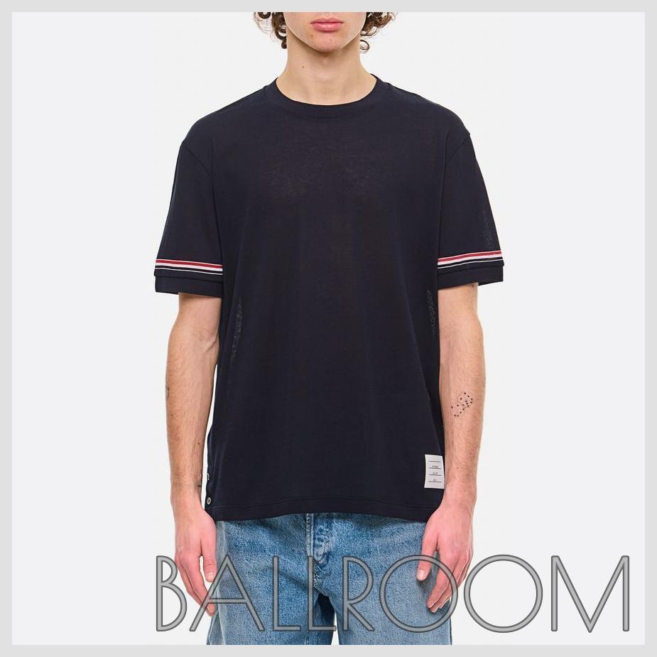 Tシャツ・カットソー THOM BROWNE RIBBED CUFF T-SHIRT
