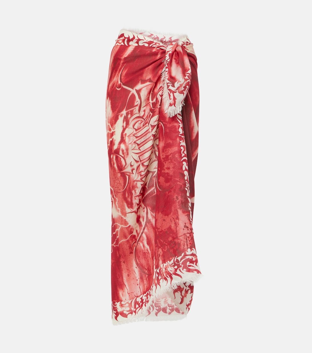 【Jean Paul Gaultier】プリントビーチ cover-up