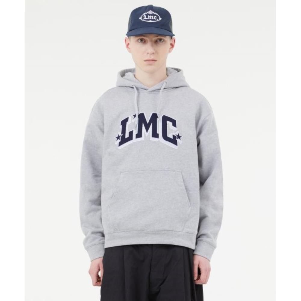 パーカー・フーディ LMC STAR ARCH APPLIQUE HOODIE heather gray 0LM23SHD107HGY