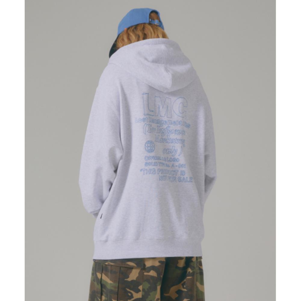 パーカー・フーディ LMC FN DOODLE HOODIE light heather gray 0LM44FHD141LHG
