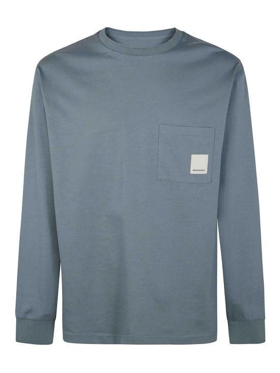 Tシャツ・カットソー EMPORIO ARMANI Men T Shirts EM000793AF14835U9170 Blue