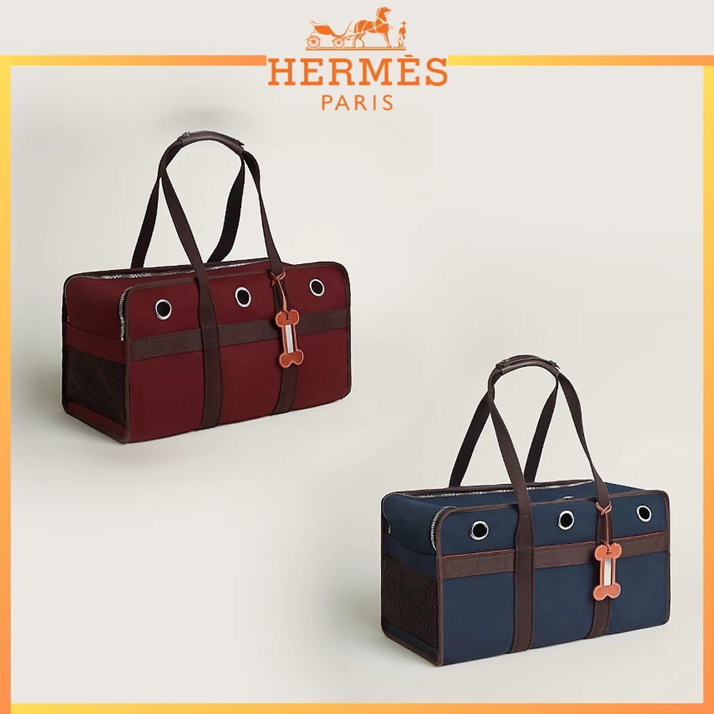【憧れの逸品】HERMES Cabas pour chien XL愛犬用キャリーバック