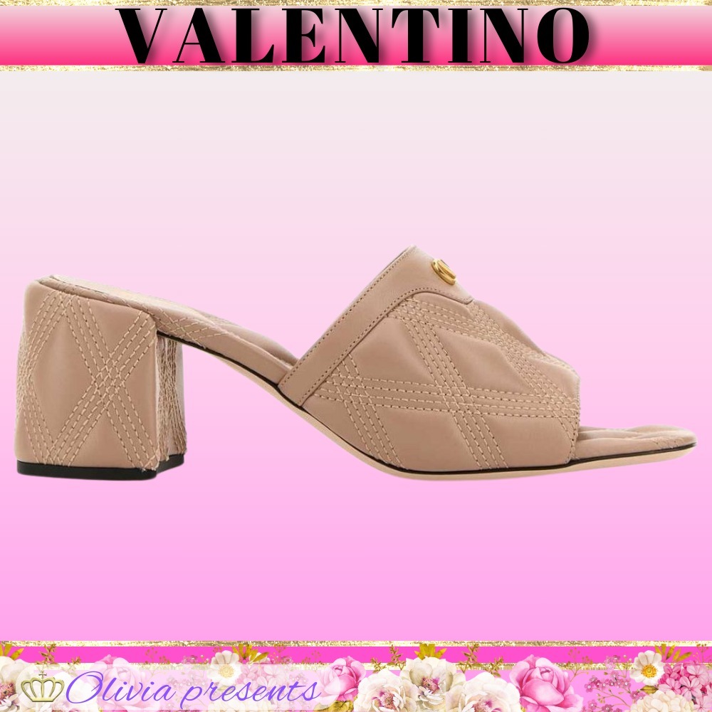 VALENTINO＞＞ キルティング スリッポン ミュール