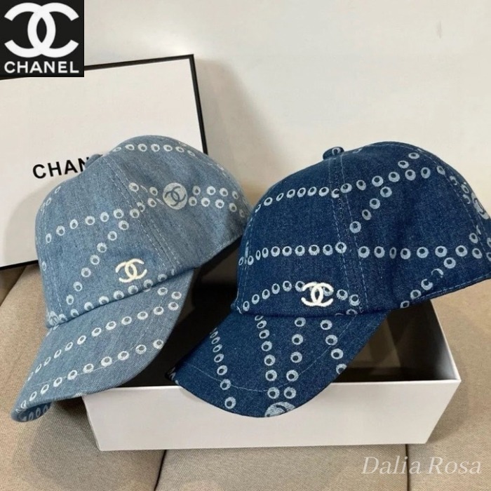 抜け感オシャレ♡カジュアル【CHANEL】デニムココキャップ