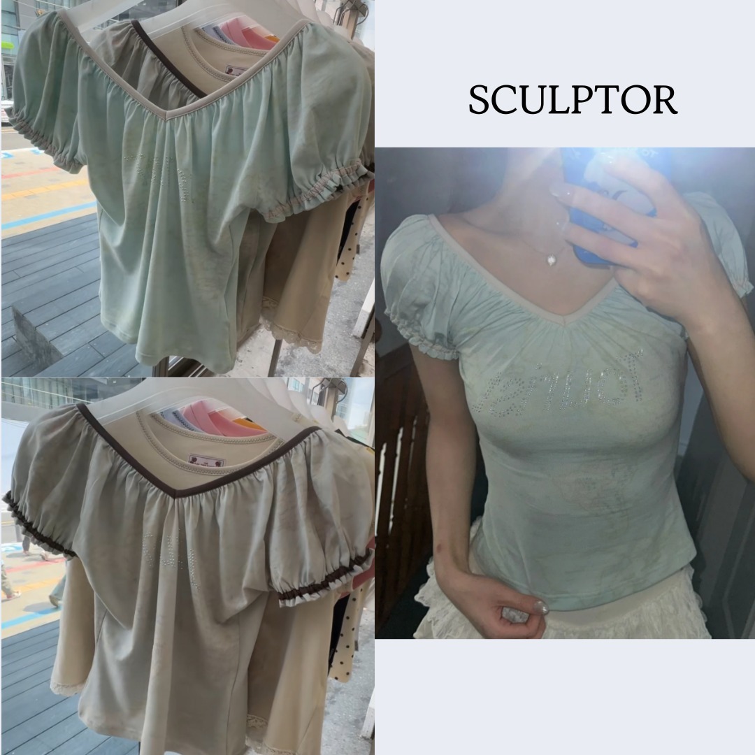 【SCULPTOR】♡Touristスクープバック T ♡