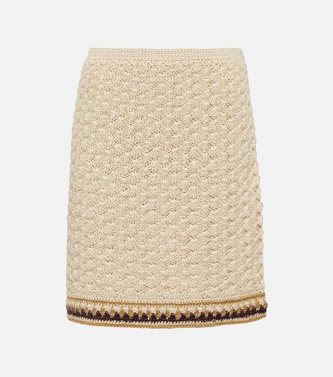 【Tory Burch】 Crochetコットンブレンドミニスカート