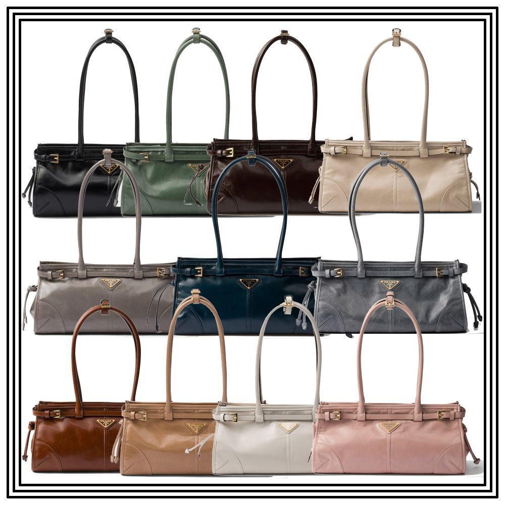 ★PRADA★BONNIE ミディアム レザー ハンドバッグ