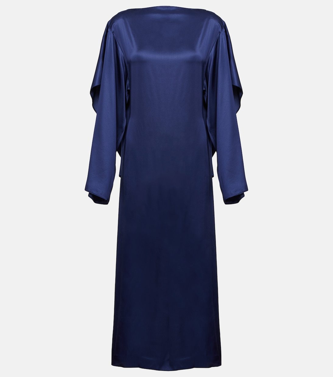 【MM6 Maison Margiela】 Drapedサテンミディドレス