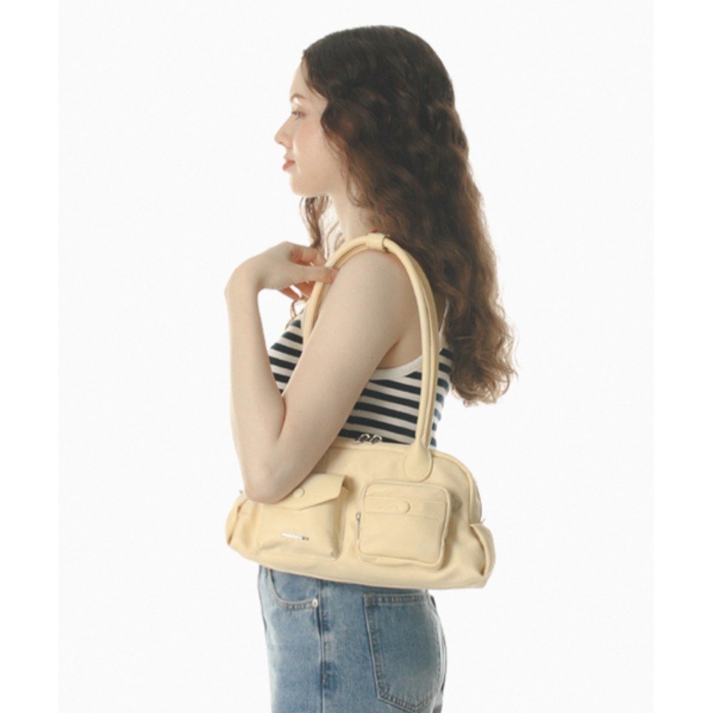 ★masmarulez★ Chaming Nylon shoulder bagPale lemon