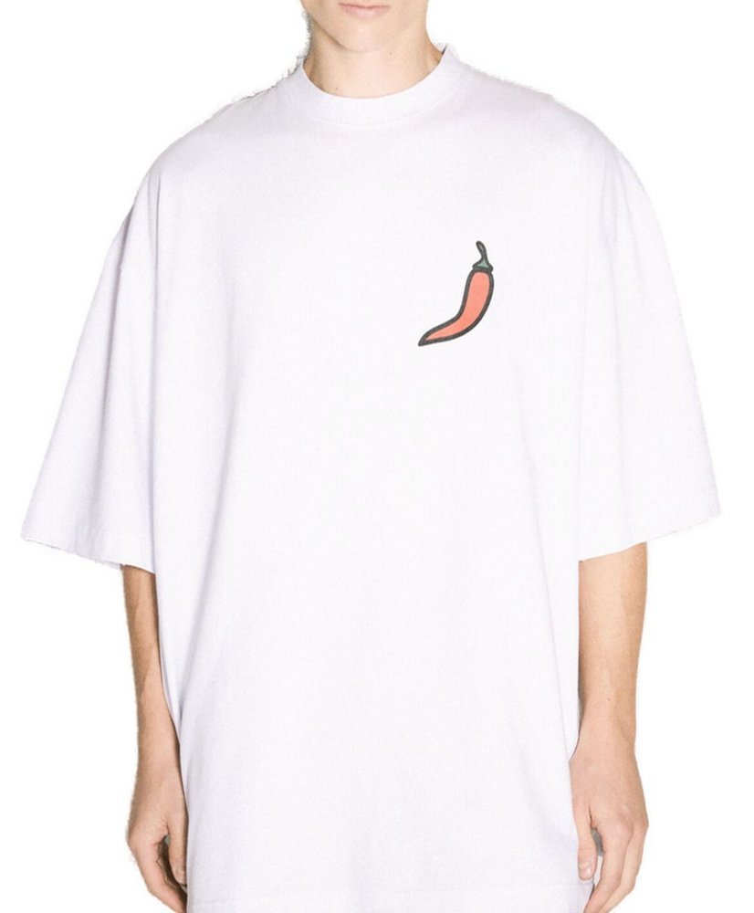 032C オンファイアロゴプリントTシャツ F24URC0152100 WHITE