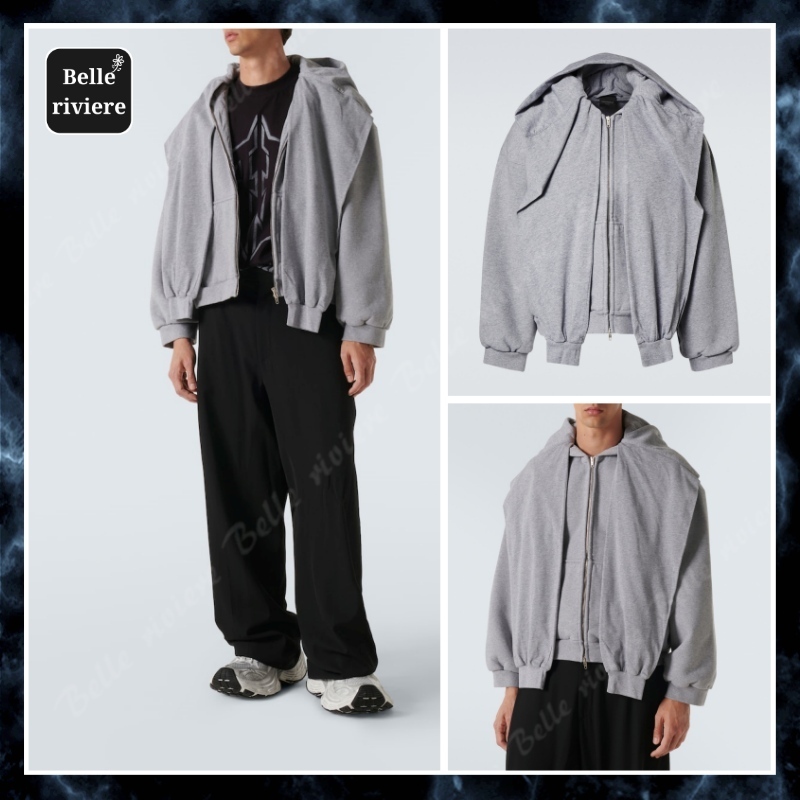 25SS new/BALENCIAGA インコグニートフーディー Hoodie Gray