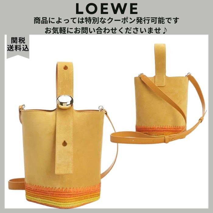 VIP価格.LOEWE ペブル ミニ バケット バッグ 関税送料込