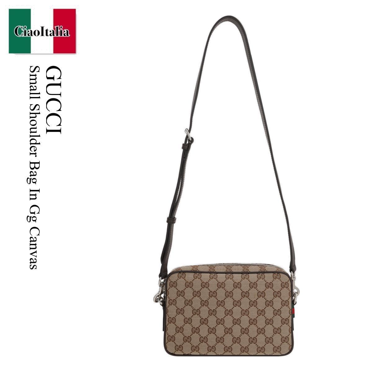 ショルダーバッグ Gucci Small Shoulder Bag In Gg Canvas