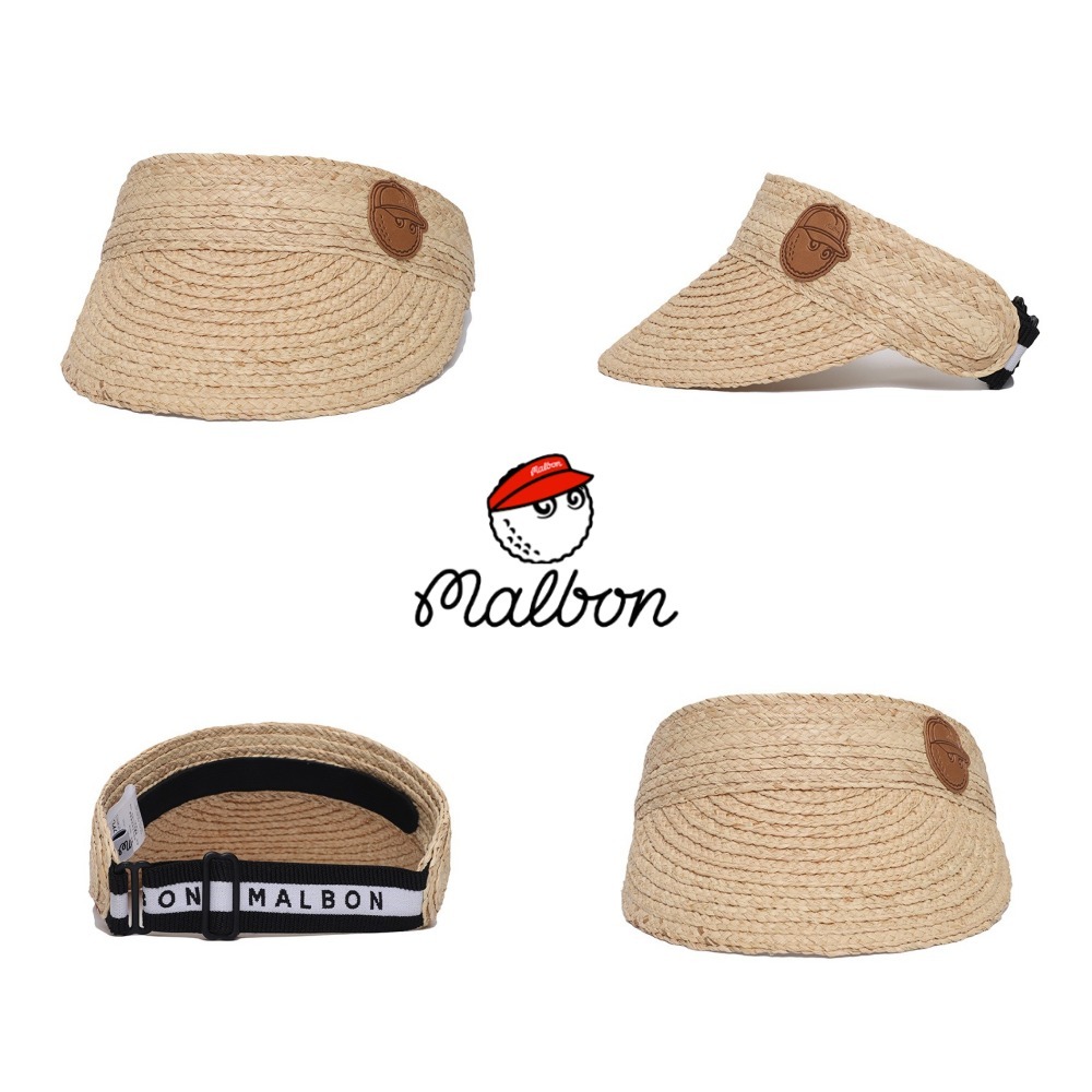 MALBON GOLF : ロゴ サンバイザー