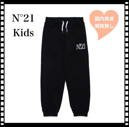 送料関税込み!大人もOK☆N°21 ロゴ スウェットパンツ 国内即発 ヌメロ N21 大人もOK スウェットパンツ (N21 numero