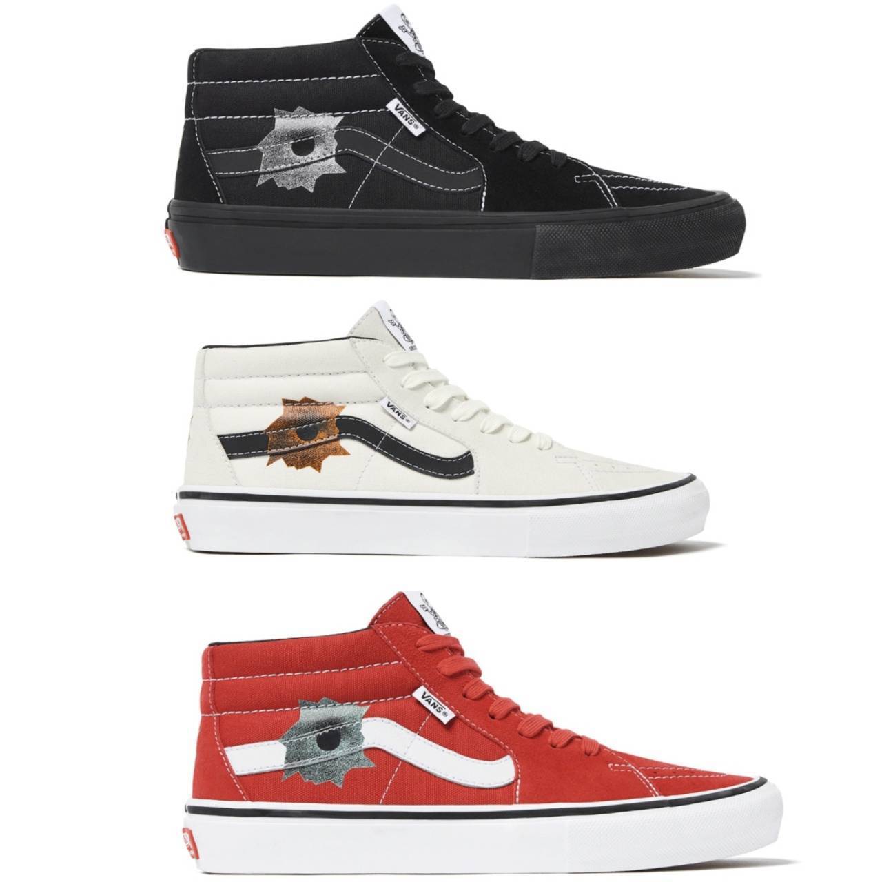 SUPREME x Vans★Skate Grosso Mid Nate Lowman