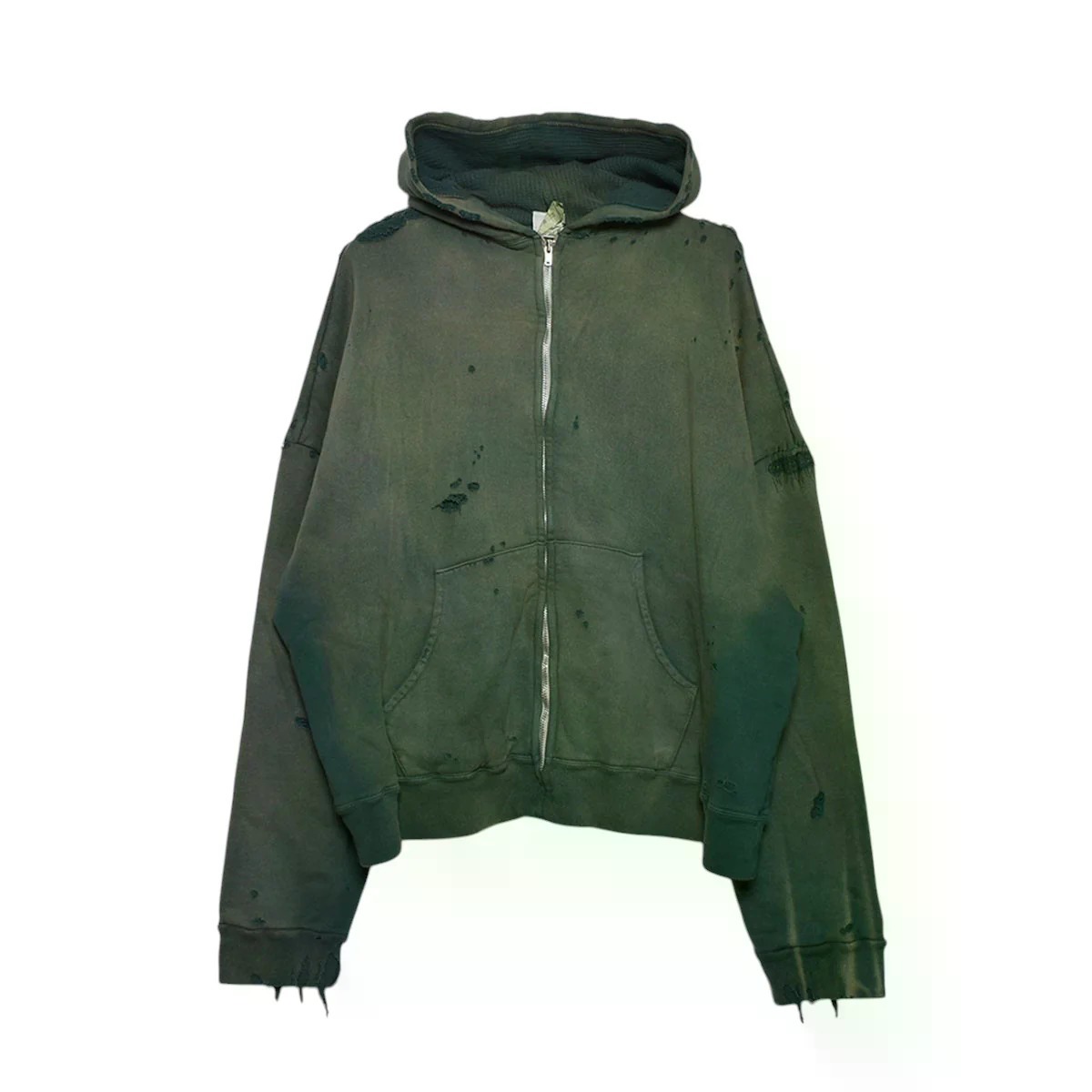 国内発送☆Saint Mxxxxxx☆HOODIE/DBL-FC ZIP/GREEN