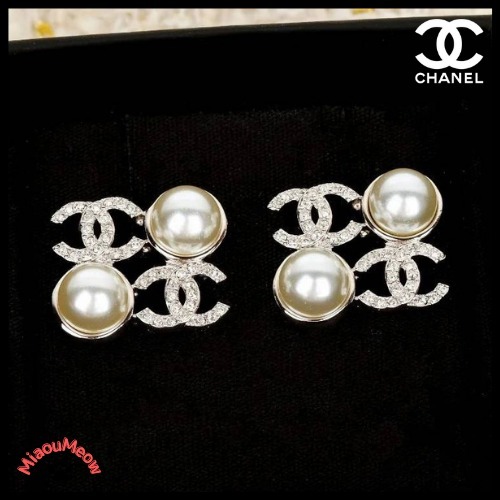 【CCロゴとパールが華やか♪】CHANEL★ピアス