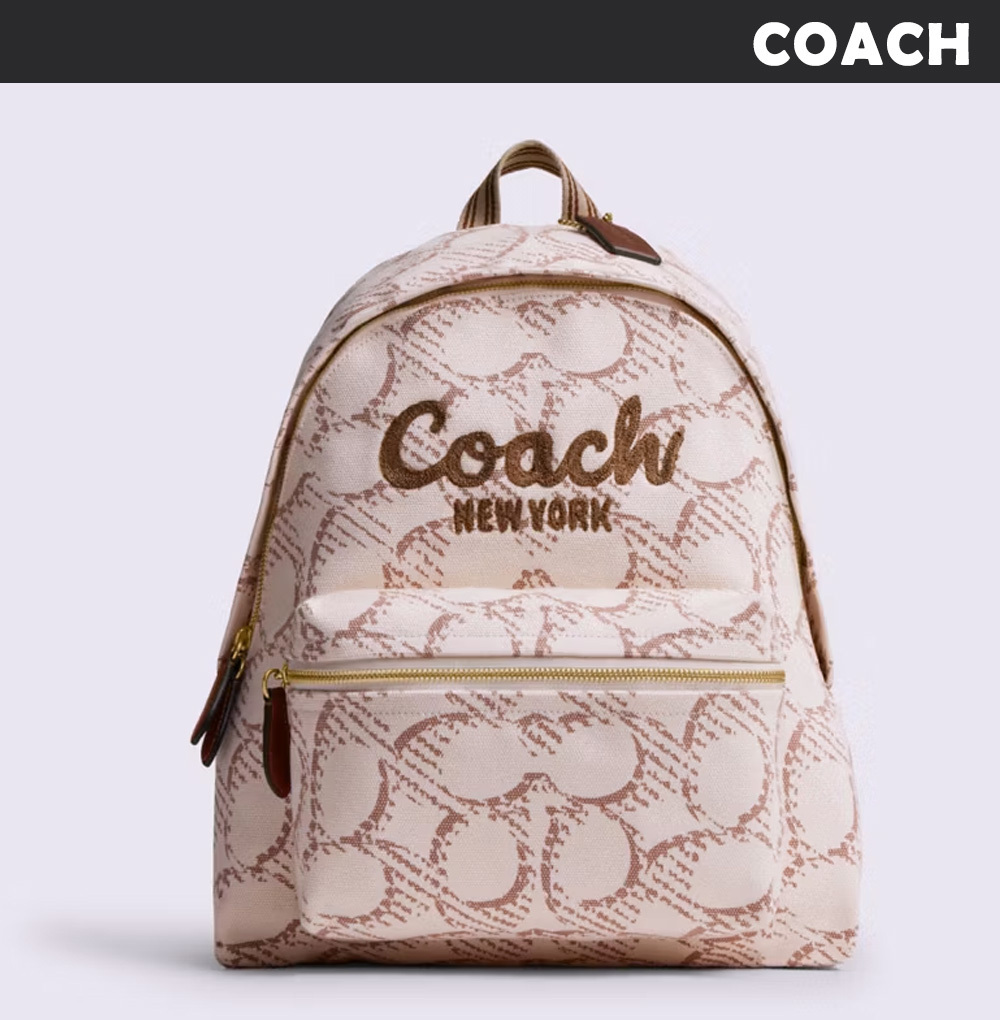 Coach●Cargo Backpack with Signature Canvas