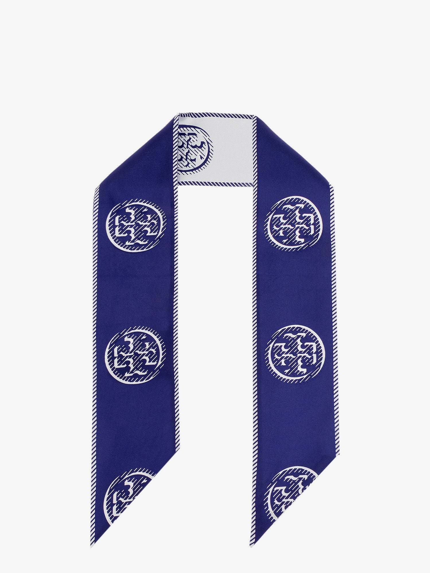 アクセサリーその他 TORY BURCH Medallion Logo Ribbon silk tie