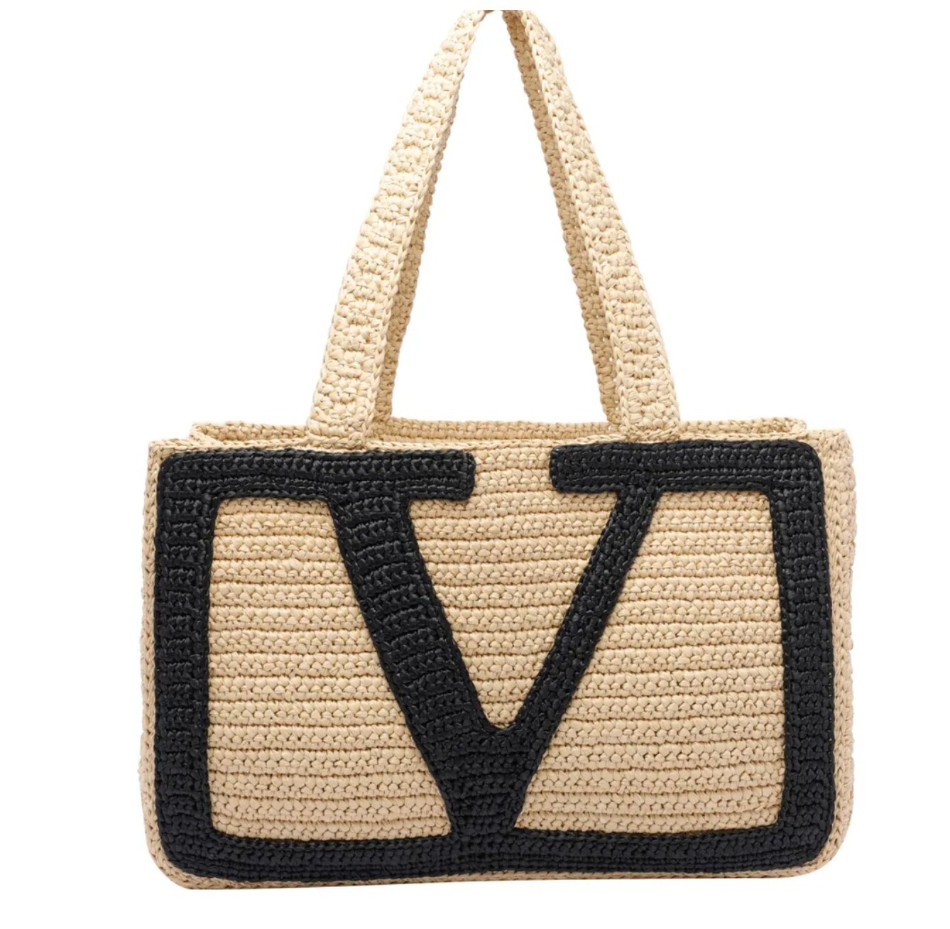 【VALENTINO】VIVA SUPERSTAR CROCHET TOTE BAG