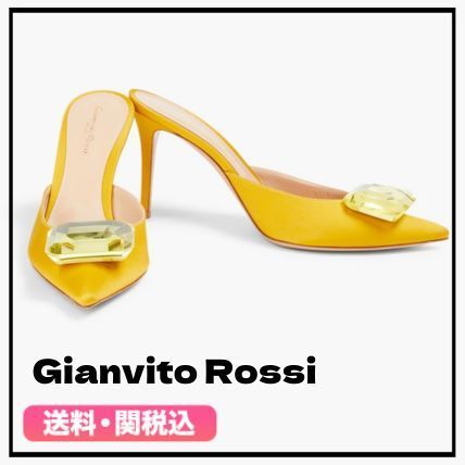 ★GianvitoRossi★JAIPUR PUMP 85 サテンミュール